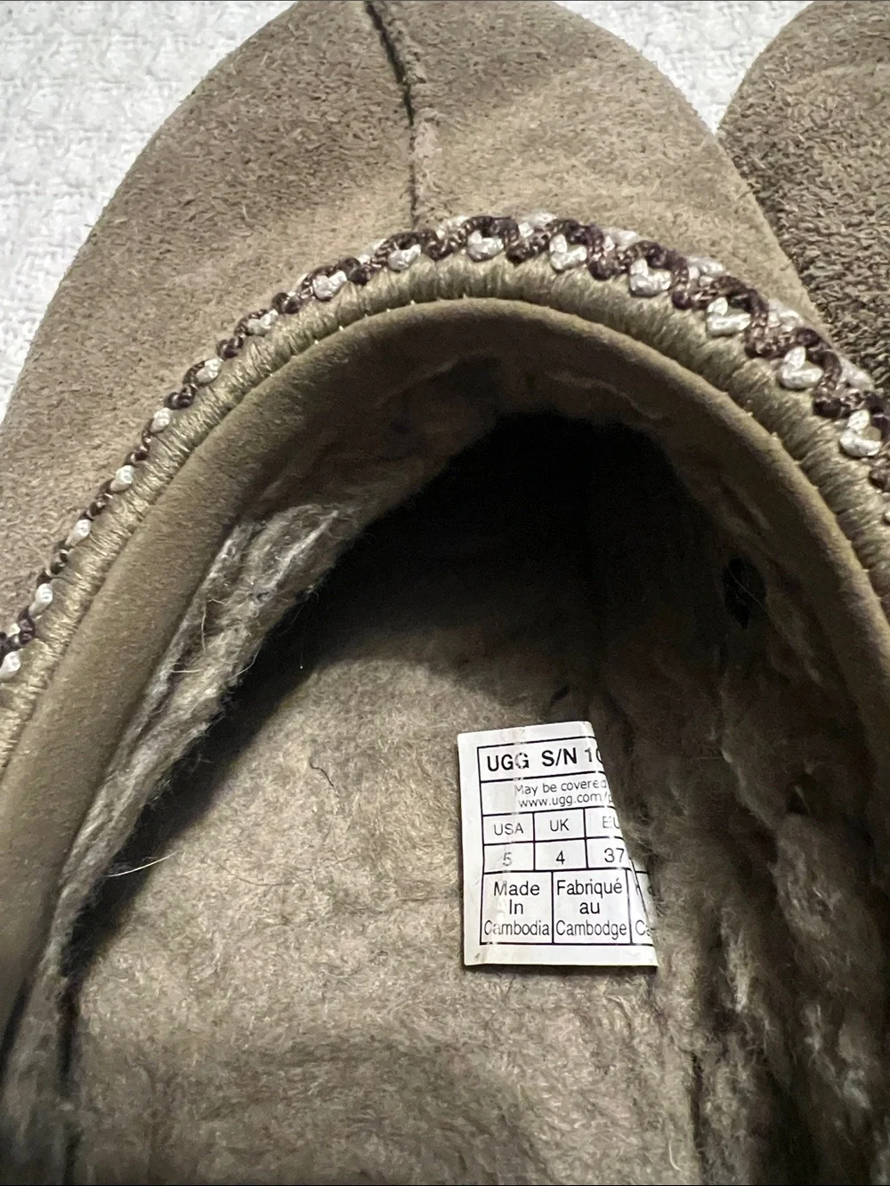UGG Kids Slip-On Moccasin Slippers